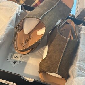 Corkys Women's Khaki Sandals